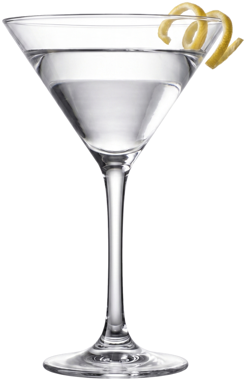 Classic martini glass